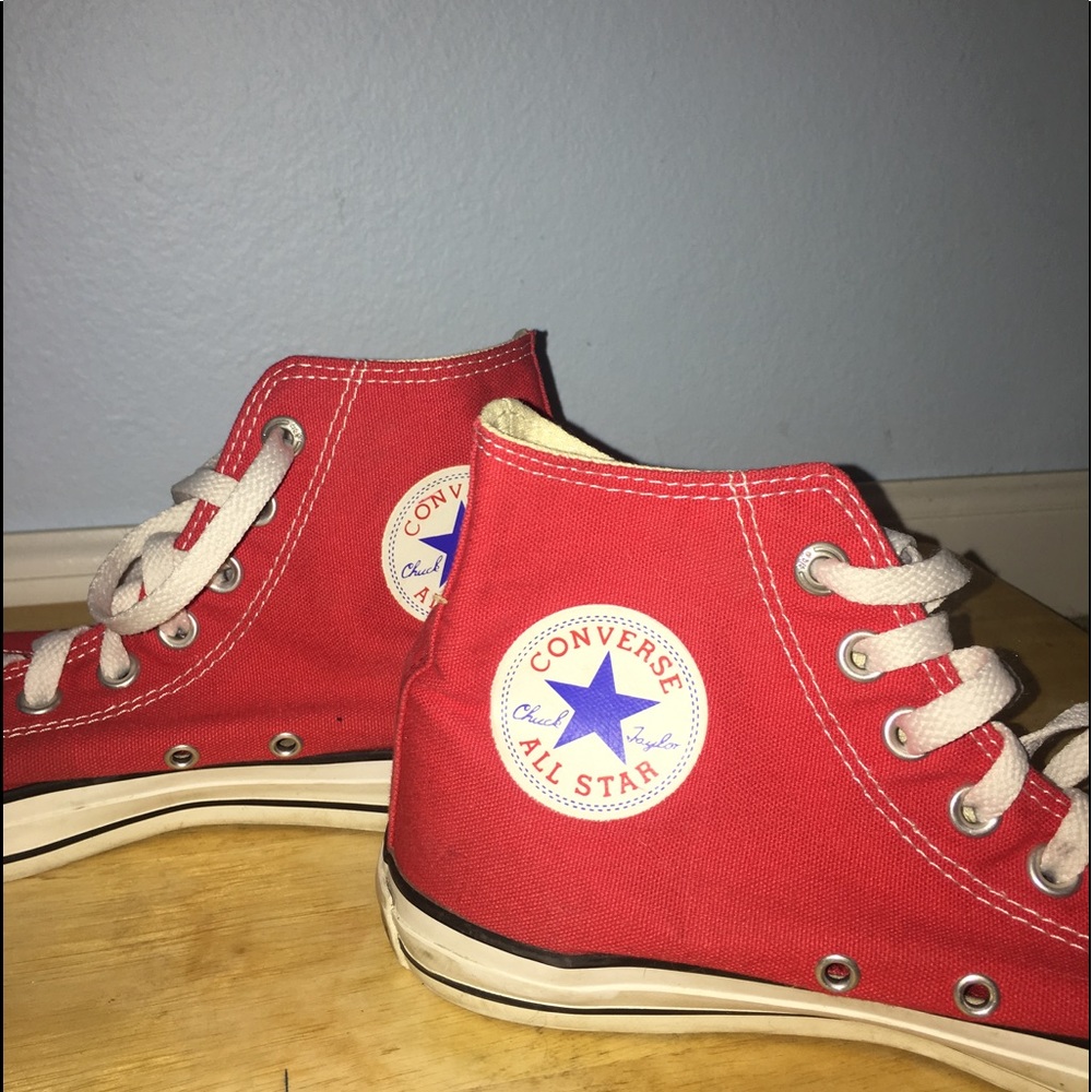 high top red converse